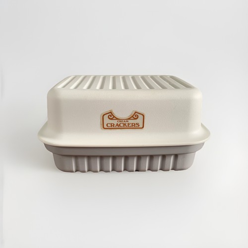 Vintage tupperware cream - vintage, "cream
