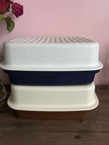 Vintage tupperware brown - vintage,