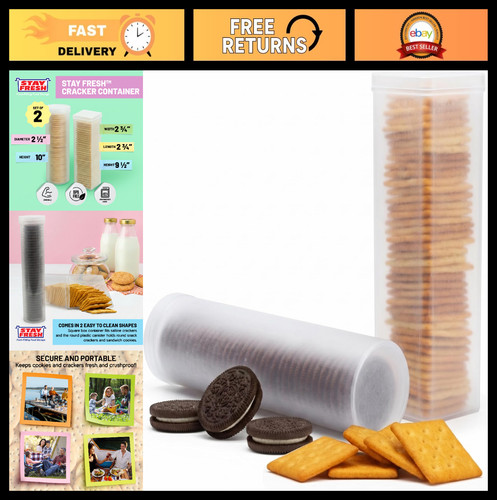 Cracker storage container set - cracker,